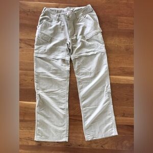 The North Face Women's Beige Nylon Convertible Pants Size 10